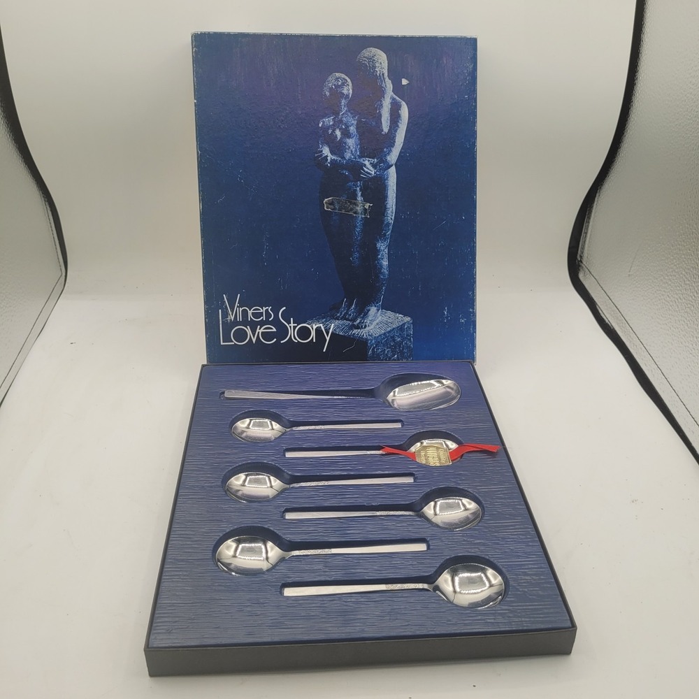 Viners "Love Story" 7 Piece Fruit Set (Spoons) In‎ Original Box